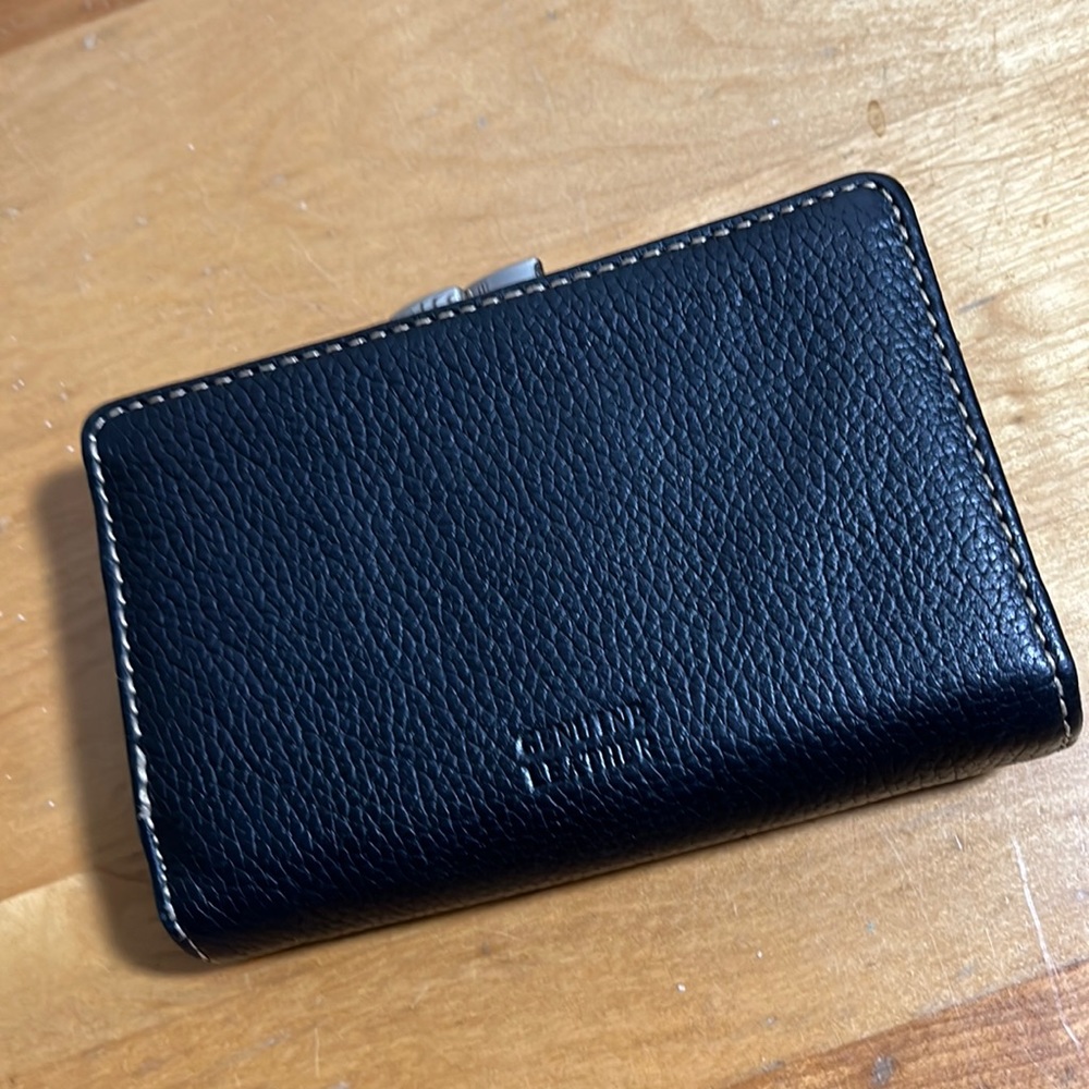 - Genuine Leather Black‎ Women’s Wallet